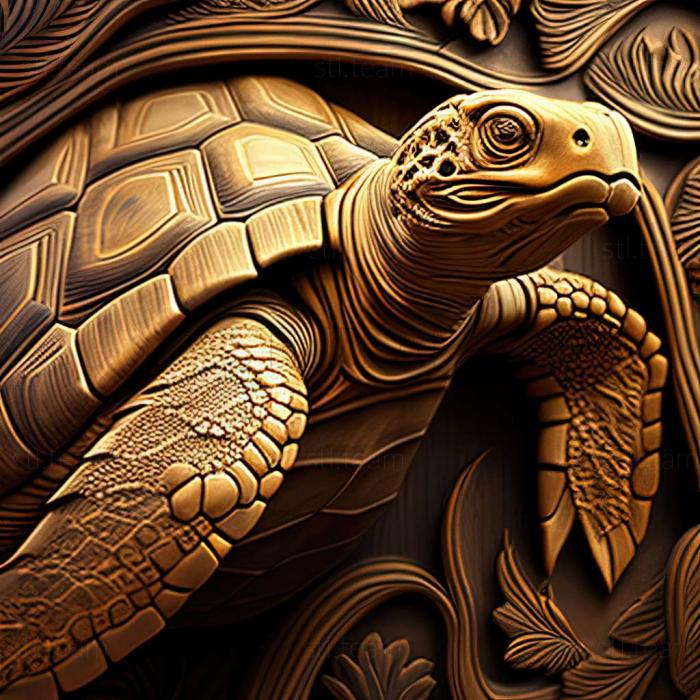 3D model Diego turtle famous animal (STL)